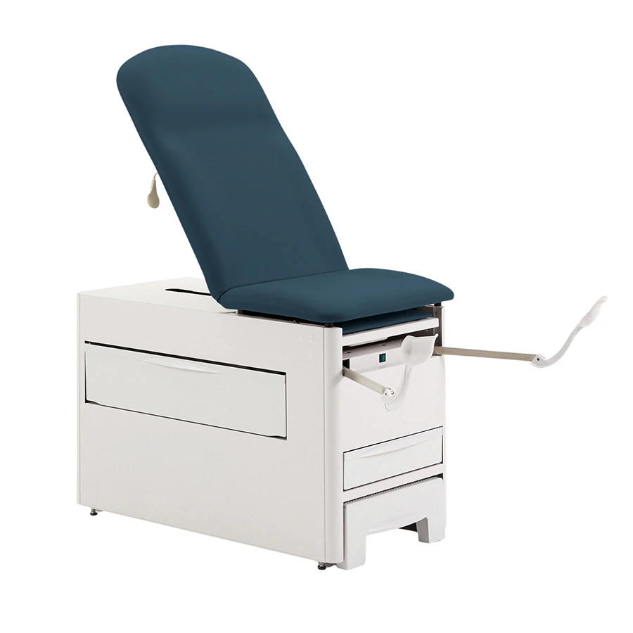Brewer Access 1000 Exam Table, Deep Sapphire, 500 lb Capacity, No Outlet