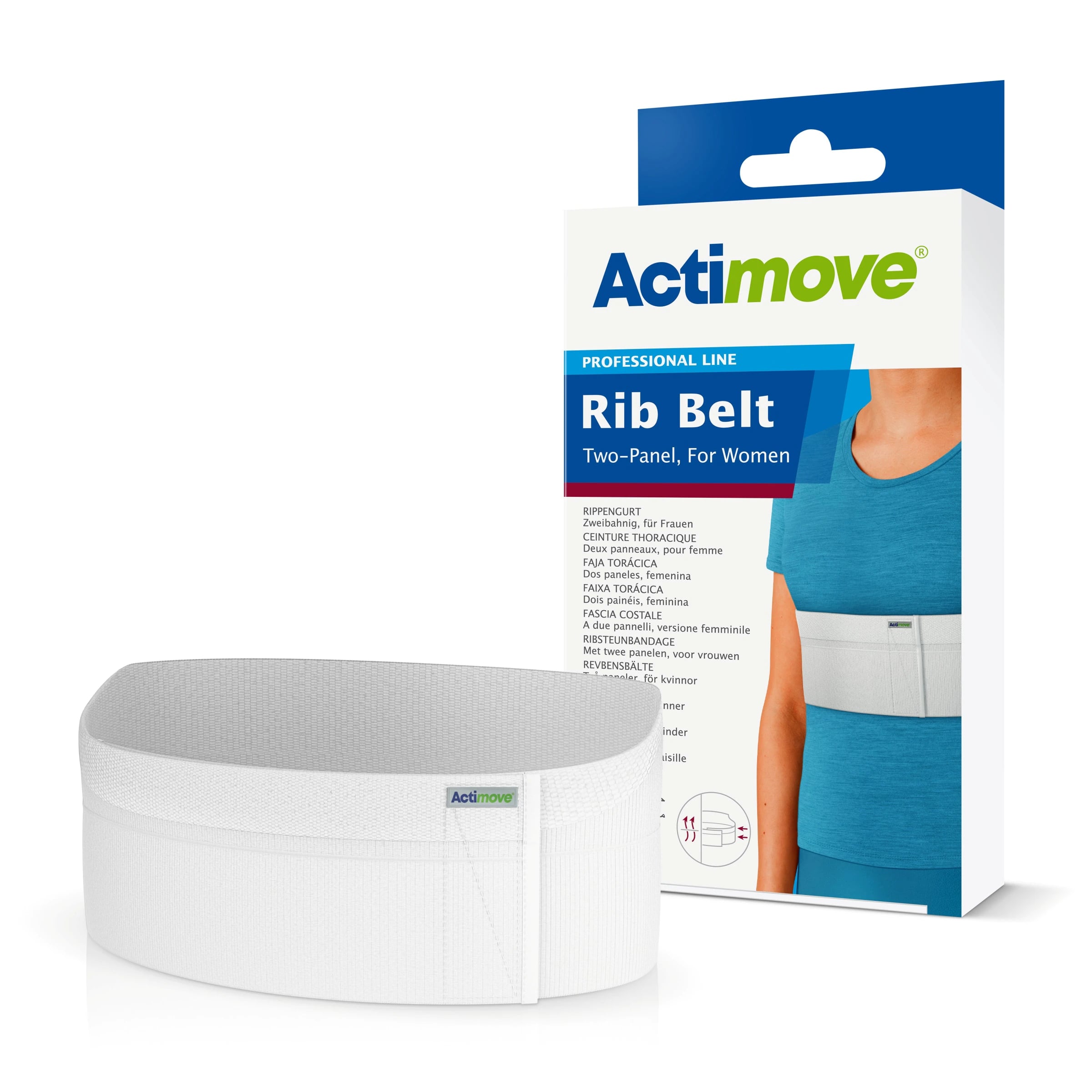 Actimove Belt Rib, Men, White, Universal/Large