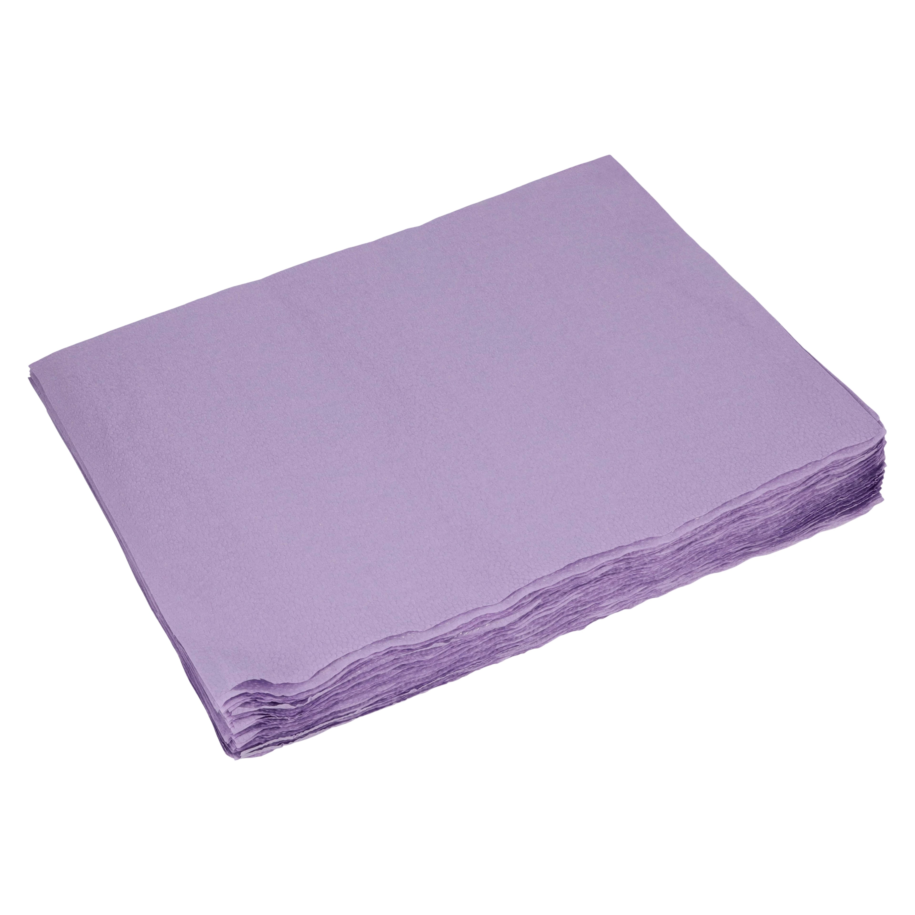 UNiPACK Headrest Covers, Paper/Poly, Lavender, 10" x 13", Non-Sterile, 500/Case