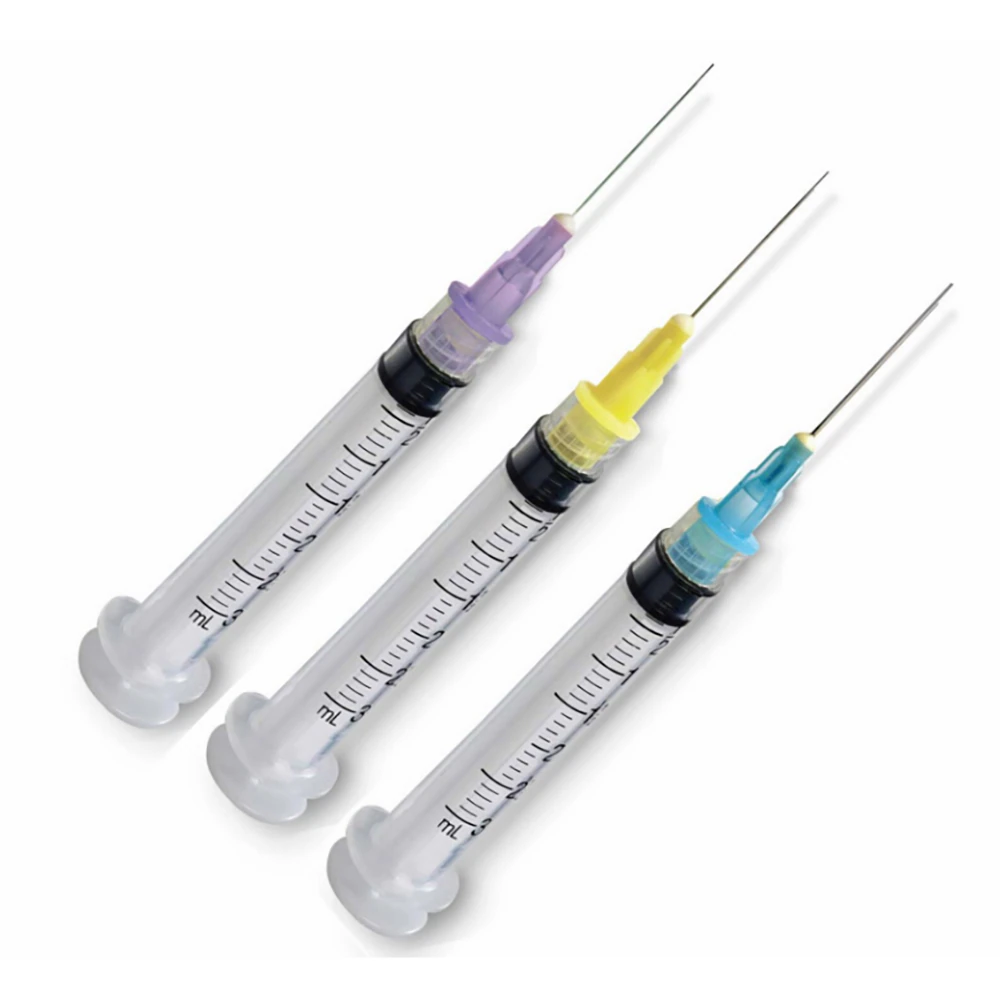 UNiPACK Irrigation Syringe Combo, 3cc, 30 Gauge Luer Lock Side Port/Probe Needle, Purple, Non-Sterile, 100/Box, URN-55103-30