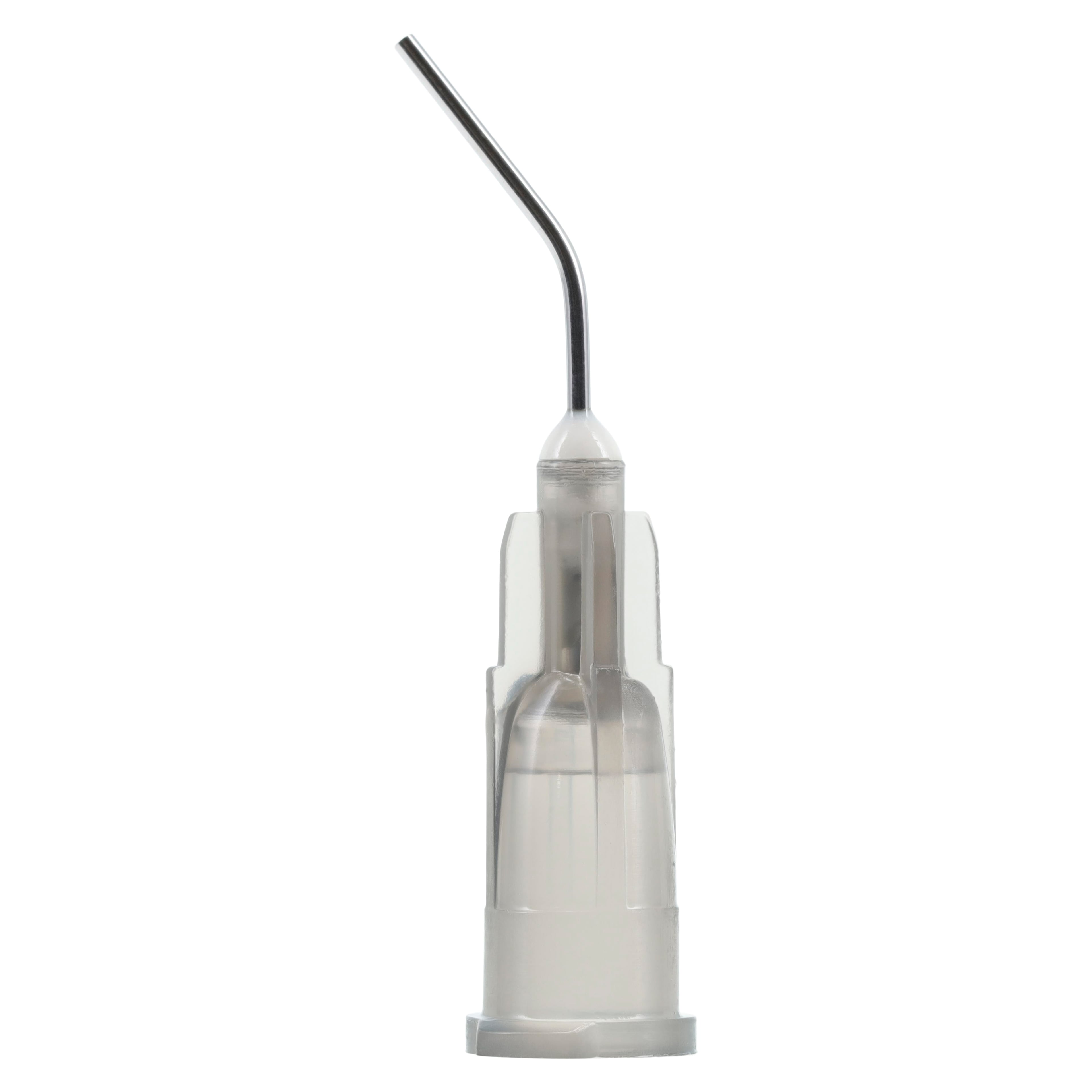 Unipack Pre-Bent Dispensing Tips, 22 Gauge, Gray, 100/Box