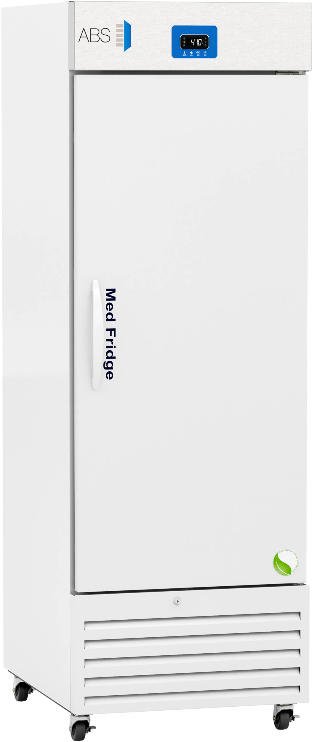 American Biotech Supply Premier Laboratory Refrigerator, 23 Cu Ft, Solid Door, Right Hinge, +2 to 15°C, Cycle Defrost