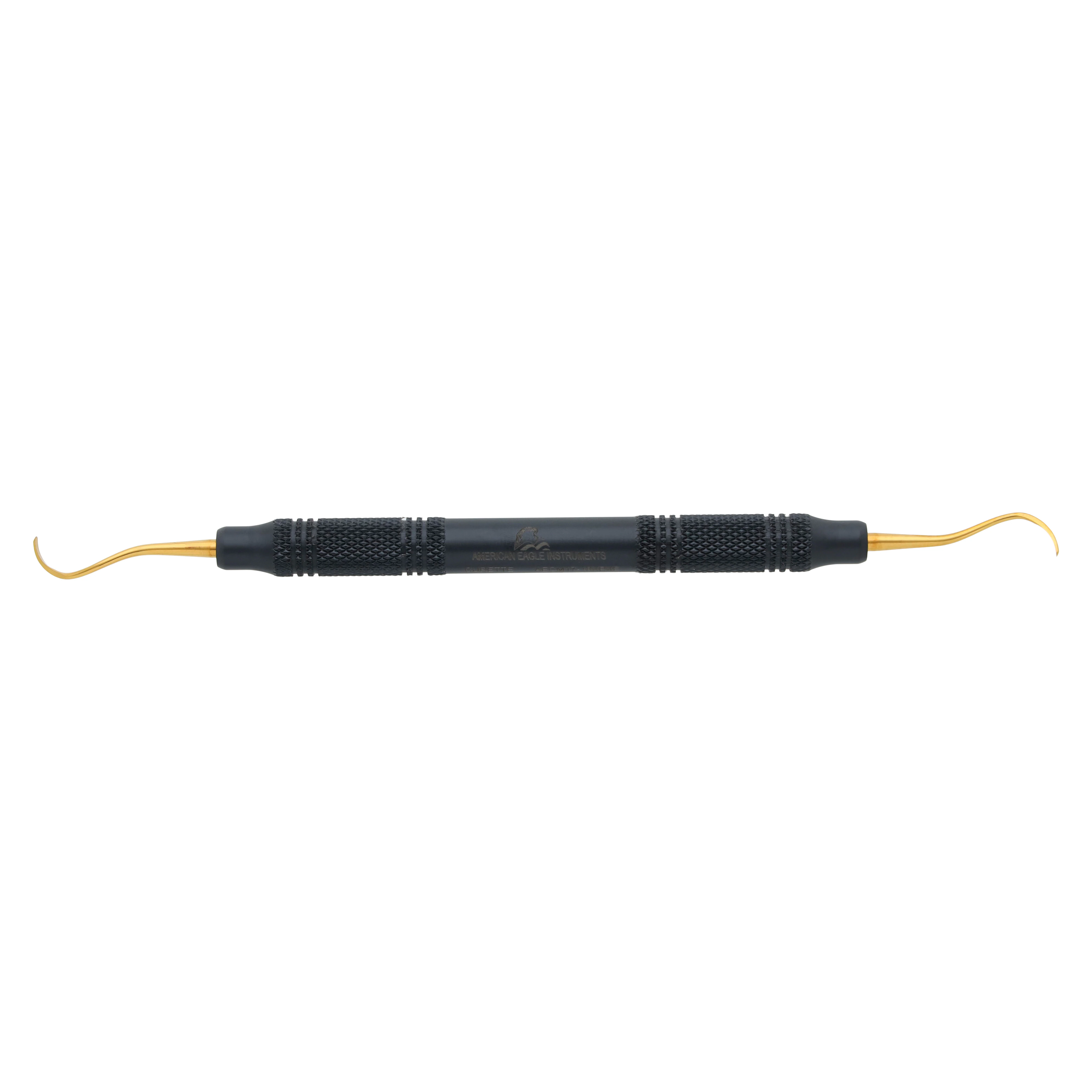 XP SQUARED Technology Universal Curette, McCall 17/18, EagleLite Resin Handle, Molar, Black, Double End
