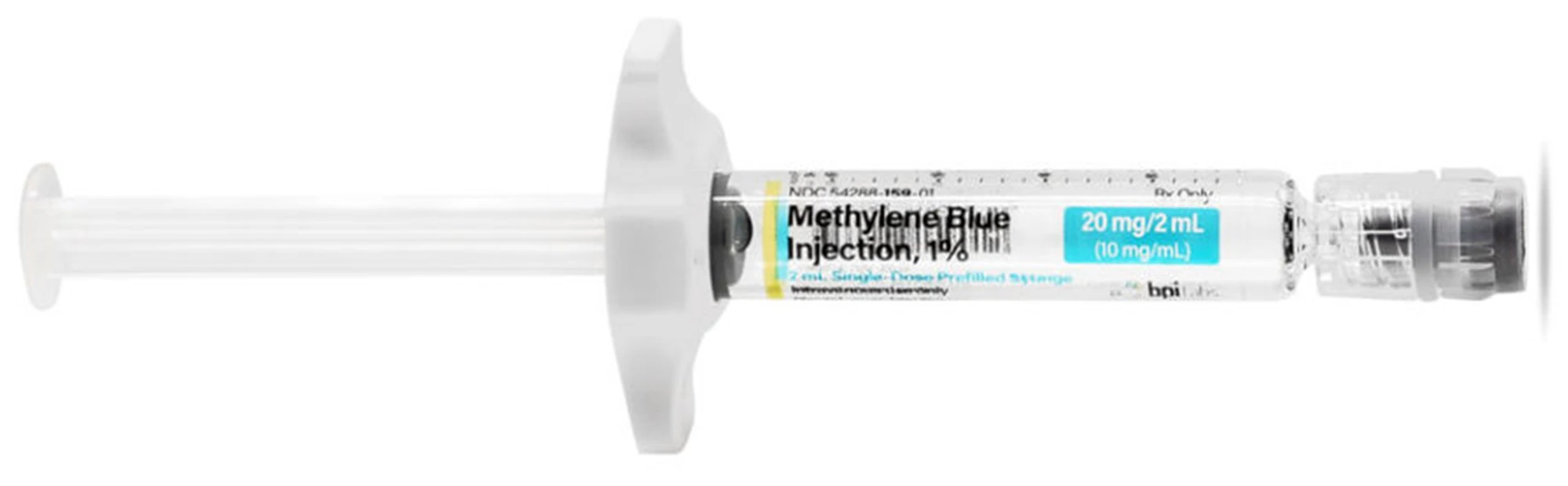 Methylene Blue Injection 2mL Prefilled Syringe, 5/Package (BPI Labs)
