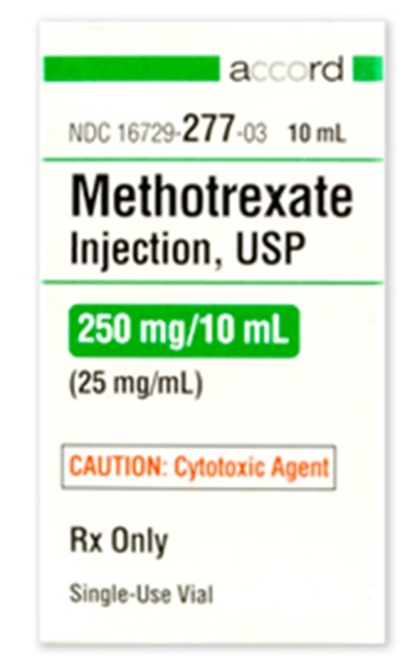 Methotrexate Sodium Injection, Preservative Free, 25mg/mL, 10mL SDV Act-O-Vial, Accord Healthcare Inc