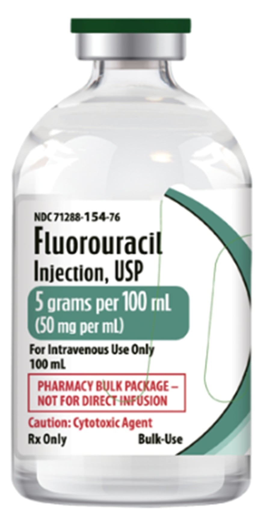 Fluorouracil Injection 50mg/mL Pharmacy Bulk Pack 100mL, Meitheal Pharmaceuticals, 01KT0J0893AQ06APBY35V9EWYY