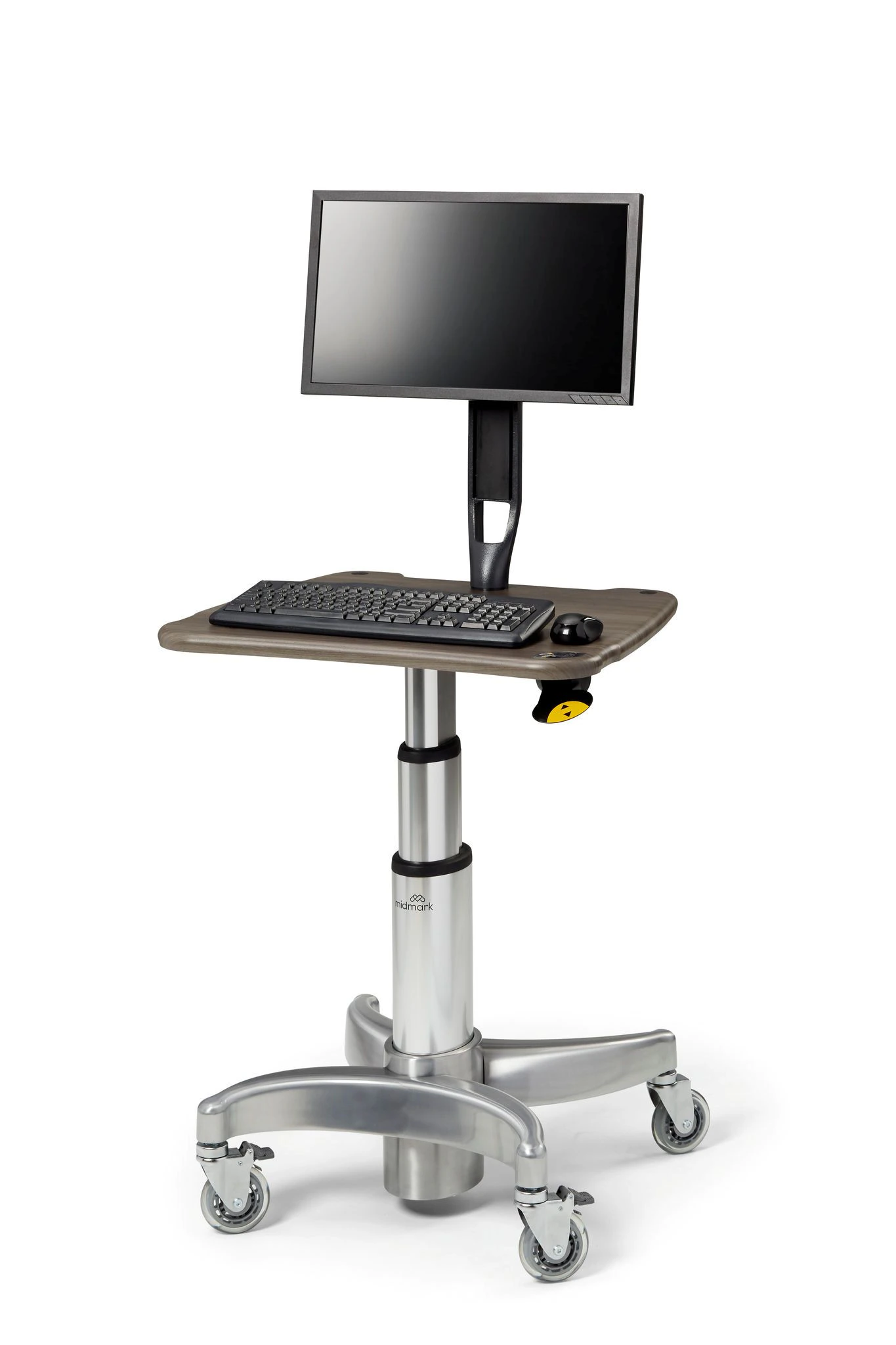 Midmark 6212 Flat Panel PC Workstation with (2) Locking Casters