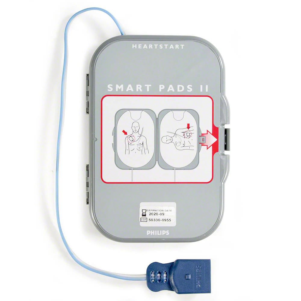 Philips FRx SMART Pads II AED Electrode Pads, Gray/White, Each