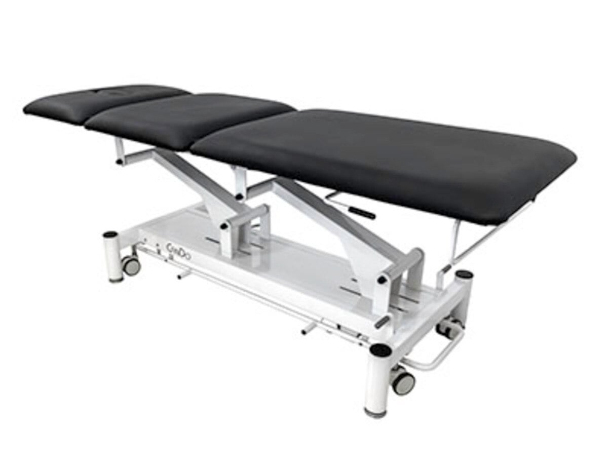 CanDo Hi-Lo Treatment Table, Black, 550 lb Capacity