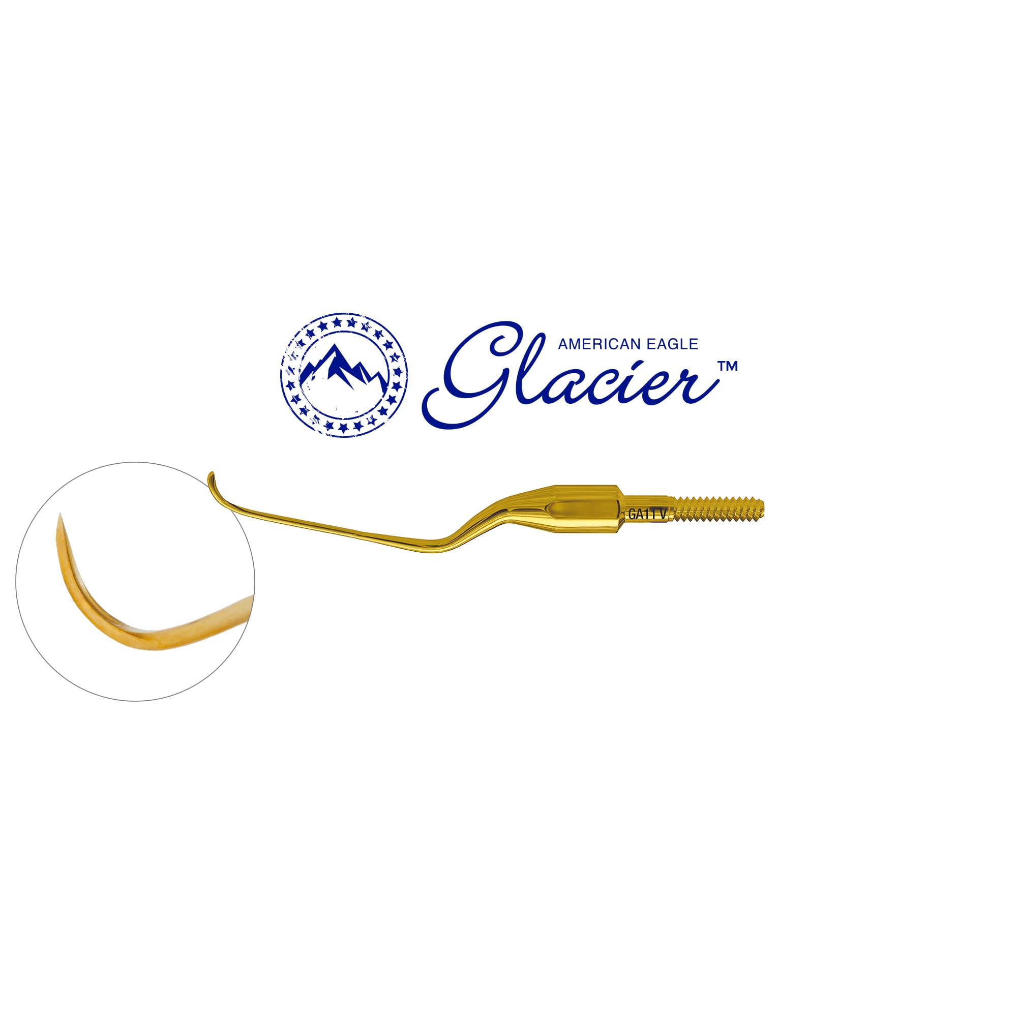 American Eagle Glacier Quik-Tip Gracey +3 Access 11 Curette with XP SQUARED Technology