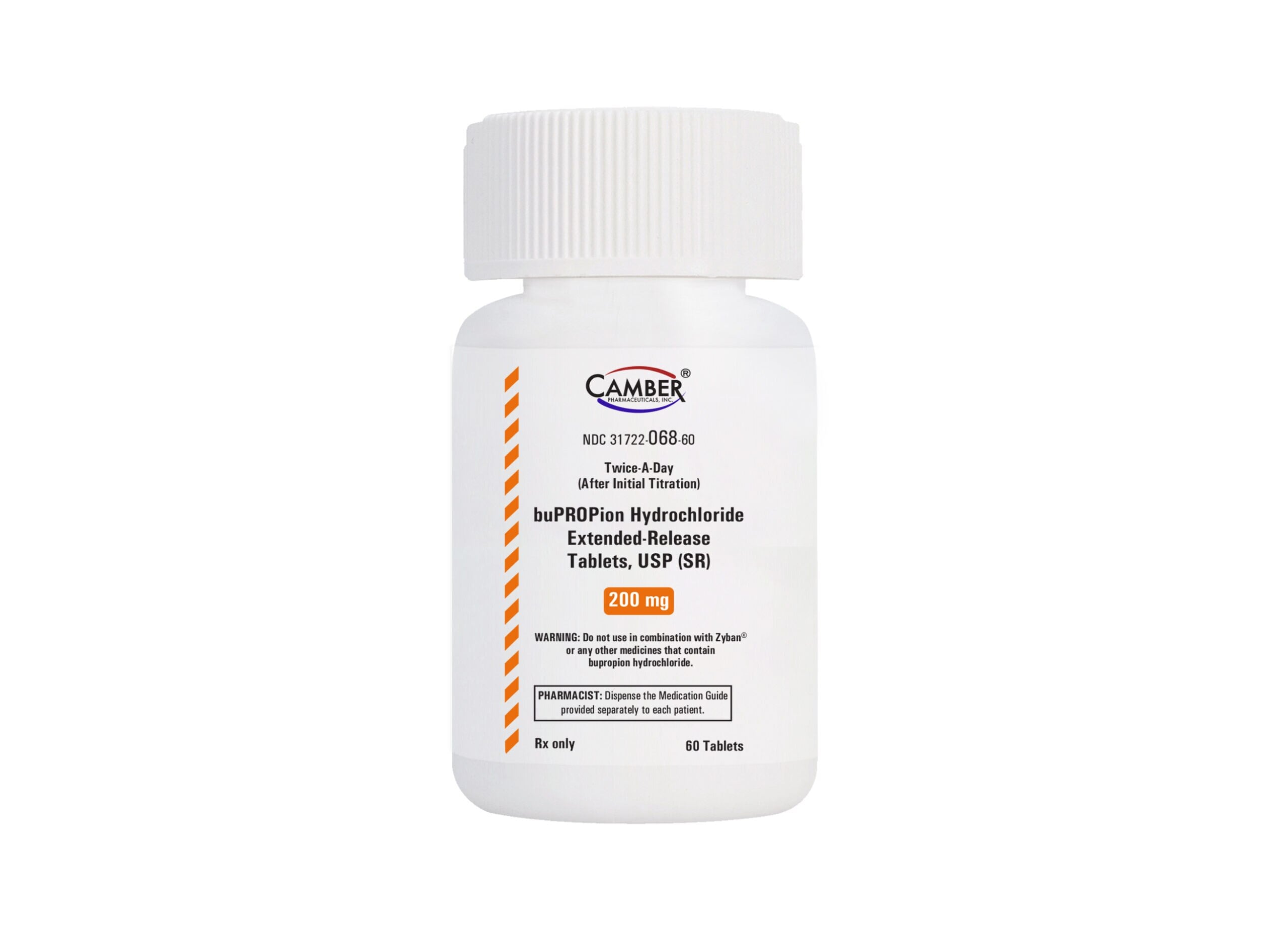 Bupropion HCl ER Tablets 200mg, 60 Count Bottle