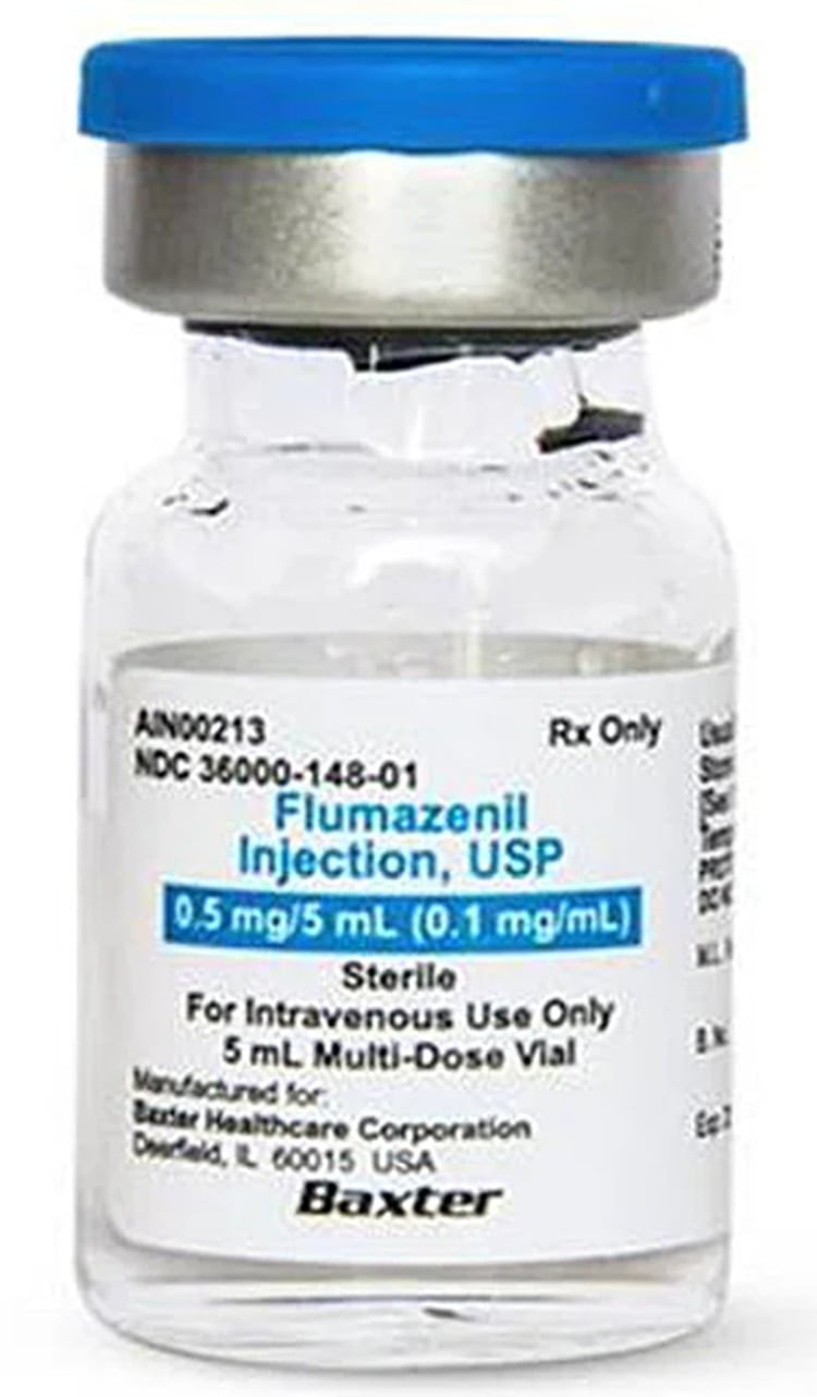 Flumazenil Injection 0.1mg/mL, MDV, 5mL, 10/Package