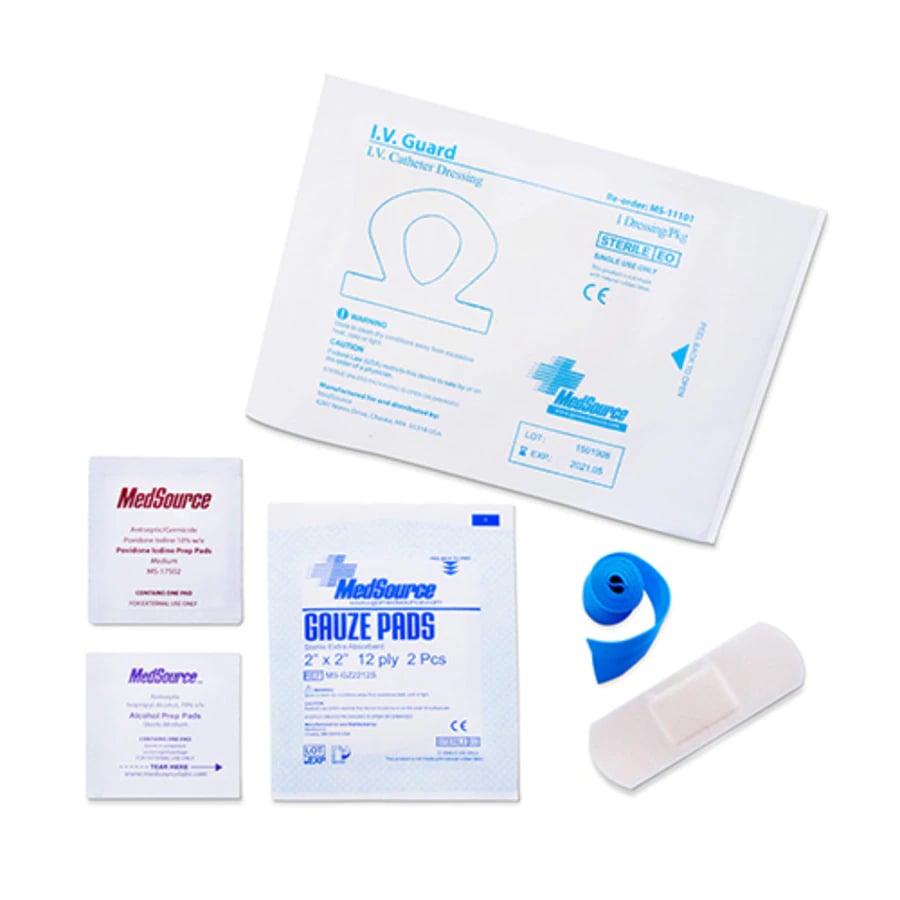 Medsource International IV Start Kit with SmallBore Extension Set