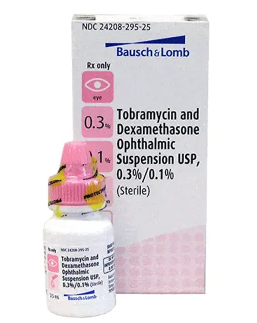 Tobramycin/Dexamethasone Ophthalmic Solution 0.3%/0.1%, 2.5mL Bottle, 01KT0J02XEKYMZ08T0S5F5CG3R