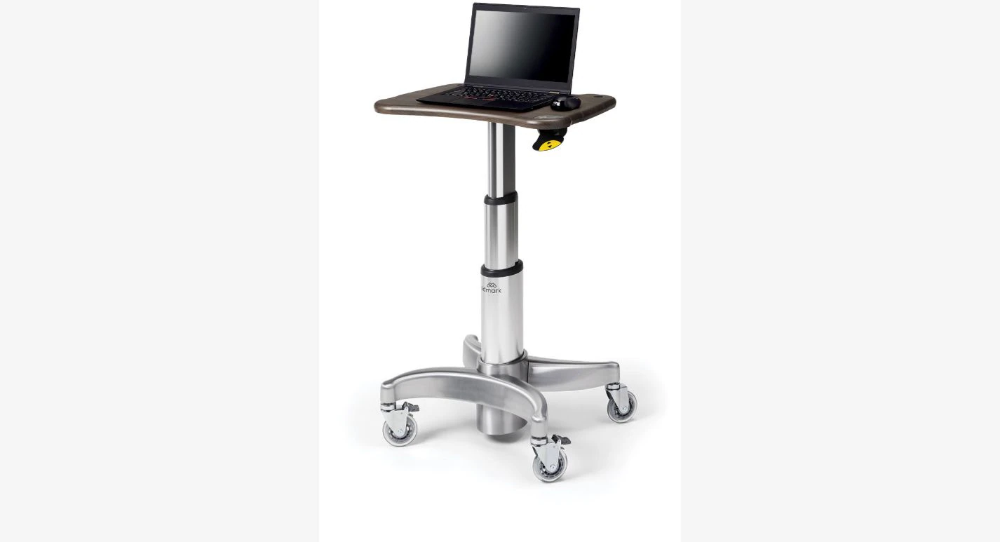 Midmark 6215 Compact Workstation Rectangular Cart, 19.5 x 20.5 in, with 2 Locking Casters