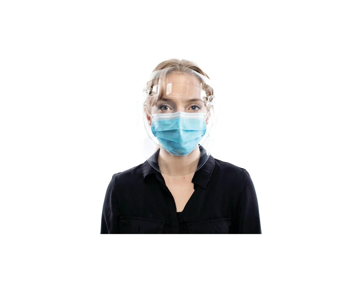 Marketlab BetterShield Full Face Shield, Clear, 100/Package