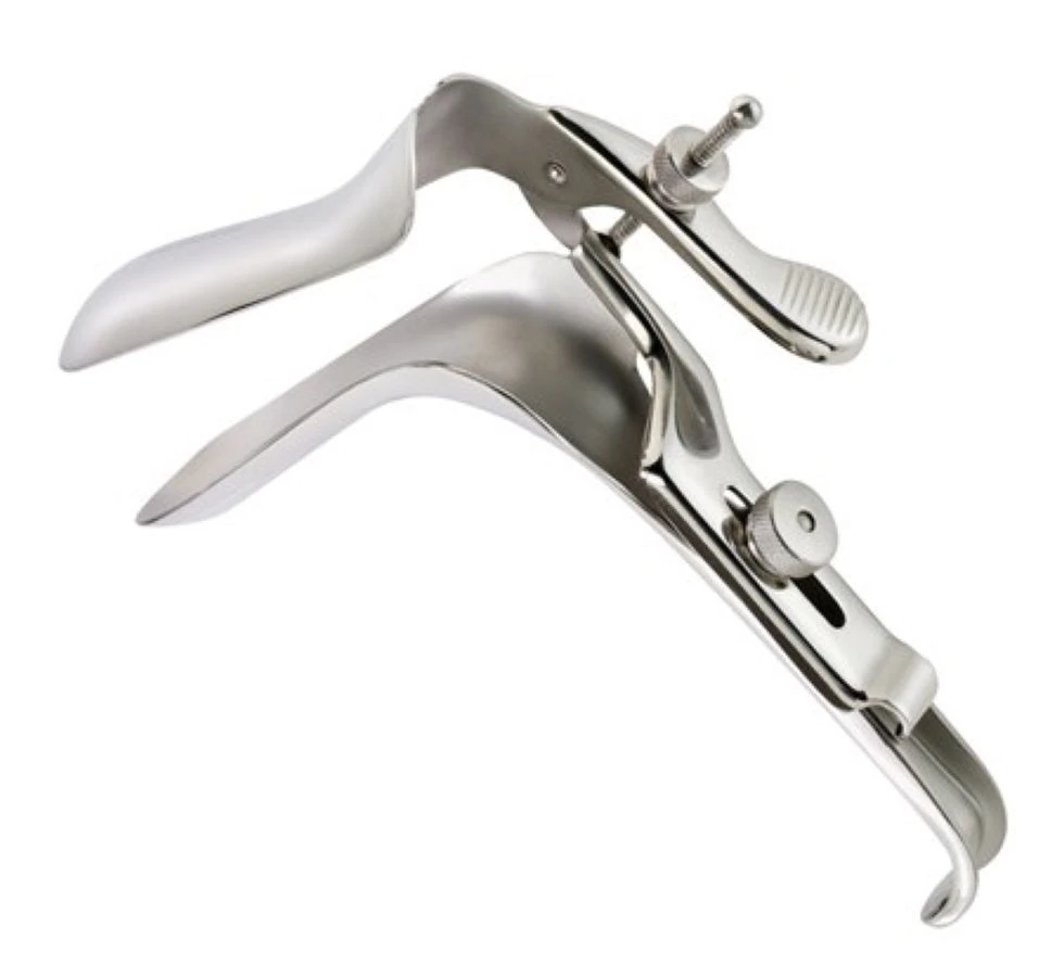 Euro-Med Weisman Graves Vaginal Speculum, 35x102mm, Right Side Open, Stainless Steel, Each