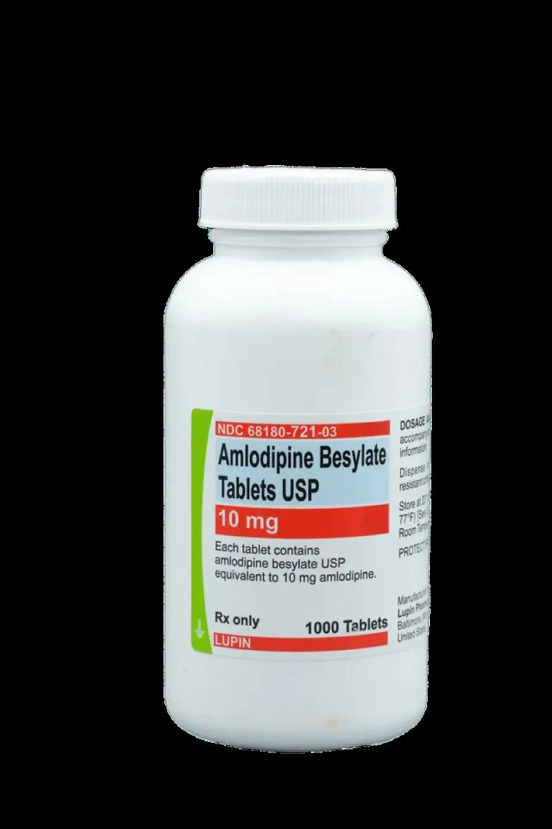 Amlodipine Besylate Tablets 10mg, 1000 Count Bottle (Lupin Pharmaceuticals)