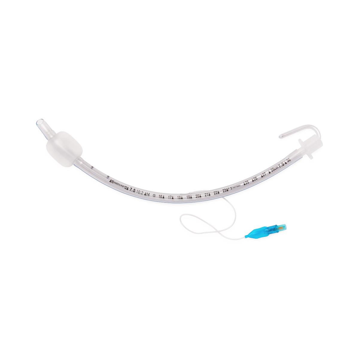 Medline Endotracheal Tube, PVC, Cuffed, 7.5mm, 10/Box