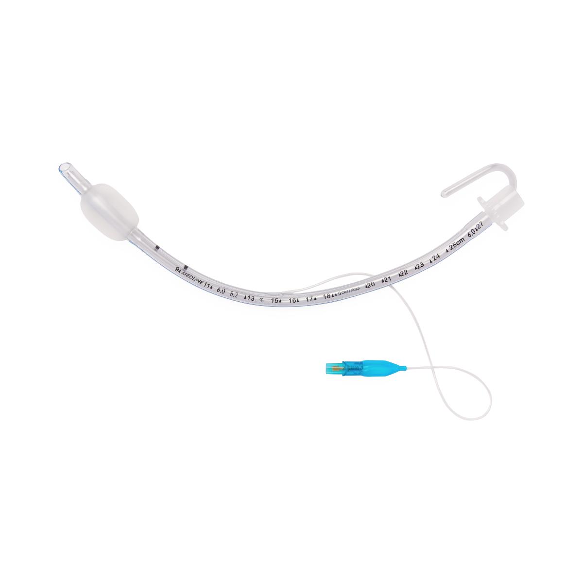 Medline Endotracheal Tube, Cuffed, PVC, 6mm ID, 10/Box