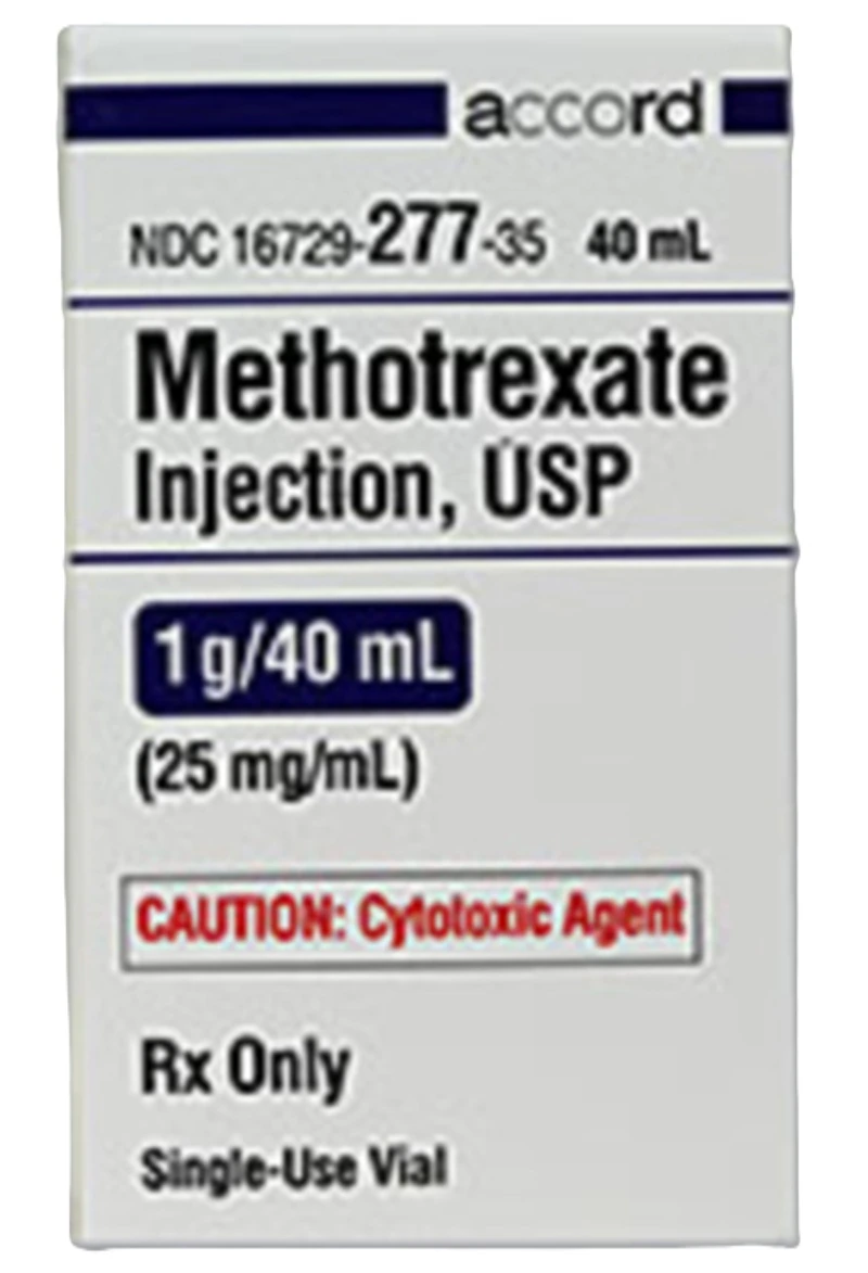 Methotrexate Sodium Injection, 25 mg/mL, Preservative-Free, Single-Dose Vial, 40 mL