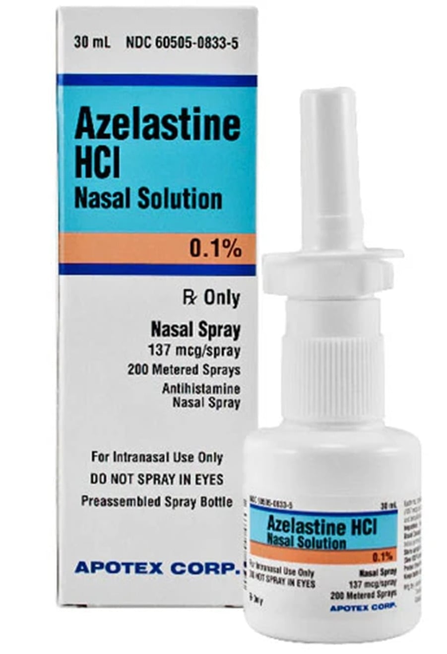 Azelastine HCl Nasal Spray 0.1%, 30mL Bottle