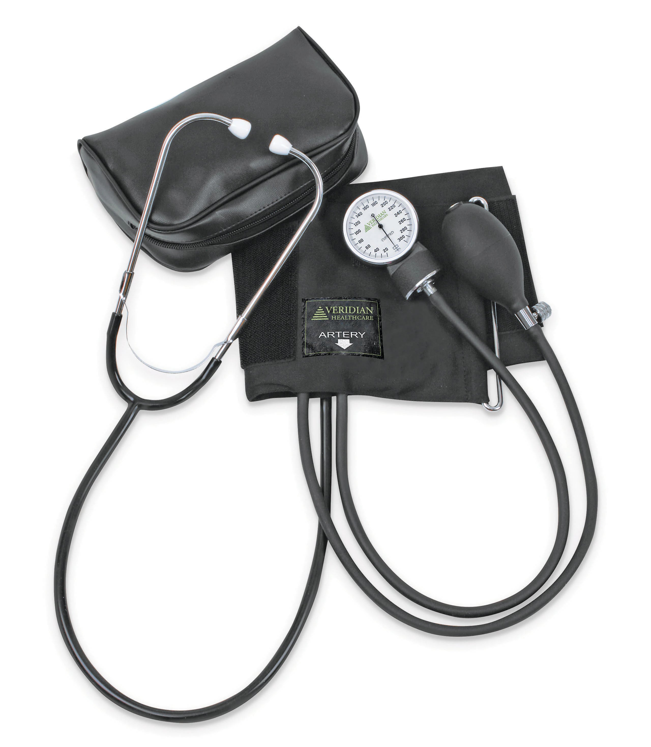 Veridian Healthcare Self-Taking Blood Pressure Kit, Latex-Free, Each