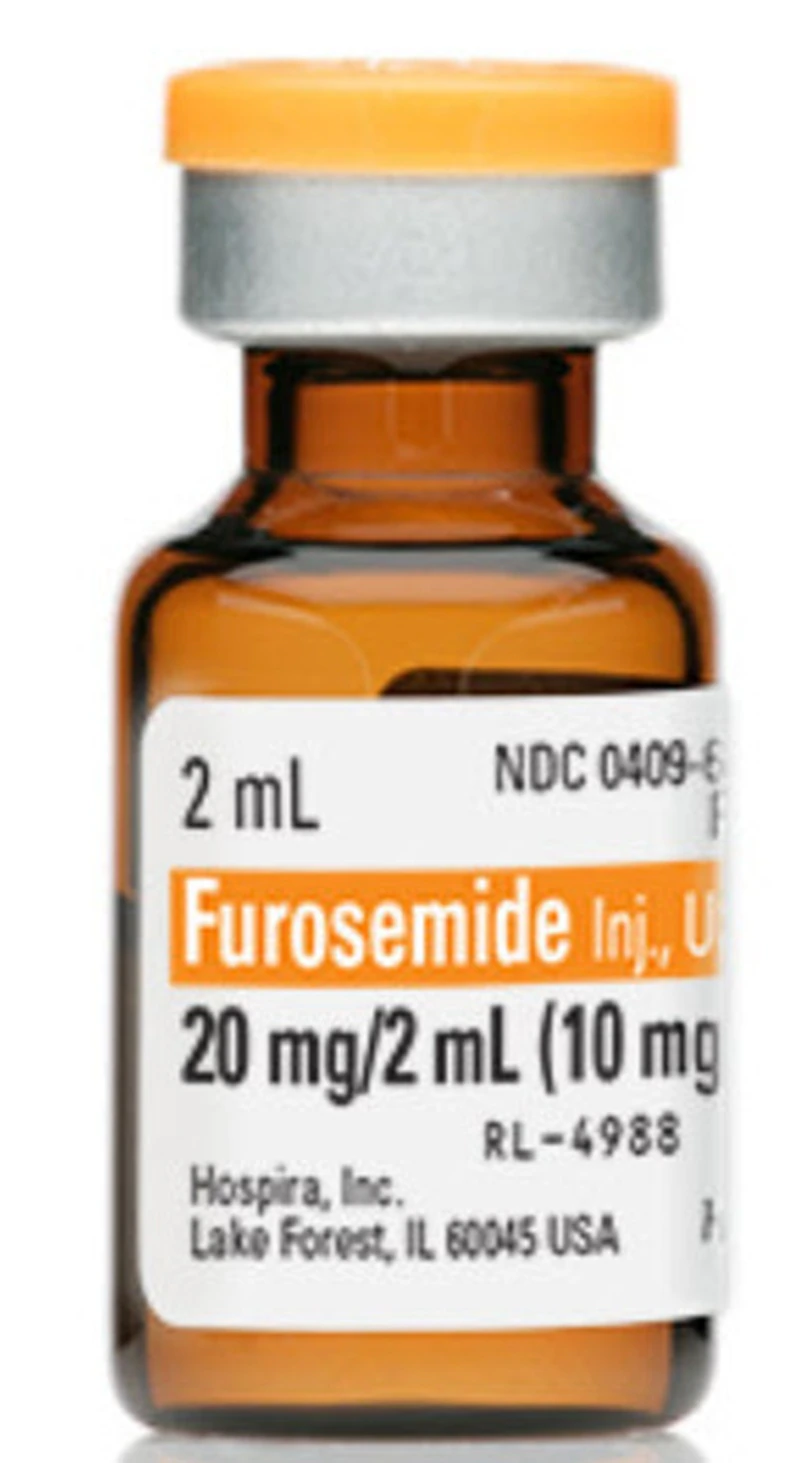 Furosemide Injection SDV 10mg/mL, Preservative Free, 2mL, 25/Package