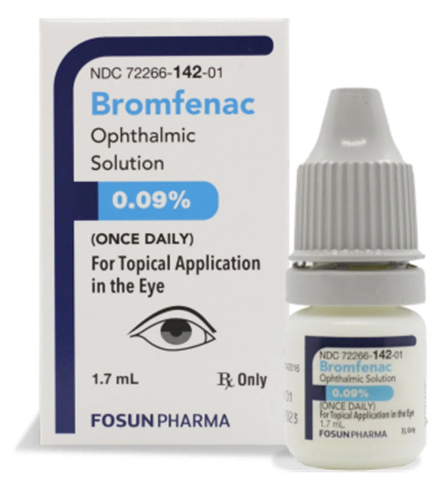 Bromfenac Sodium Ophthalmic Solution 0.09%, 1.7 mL Bottle