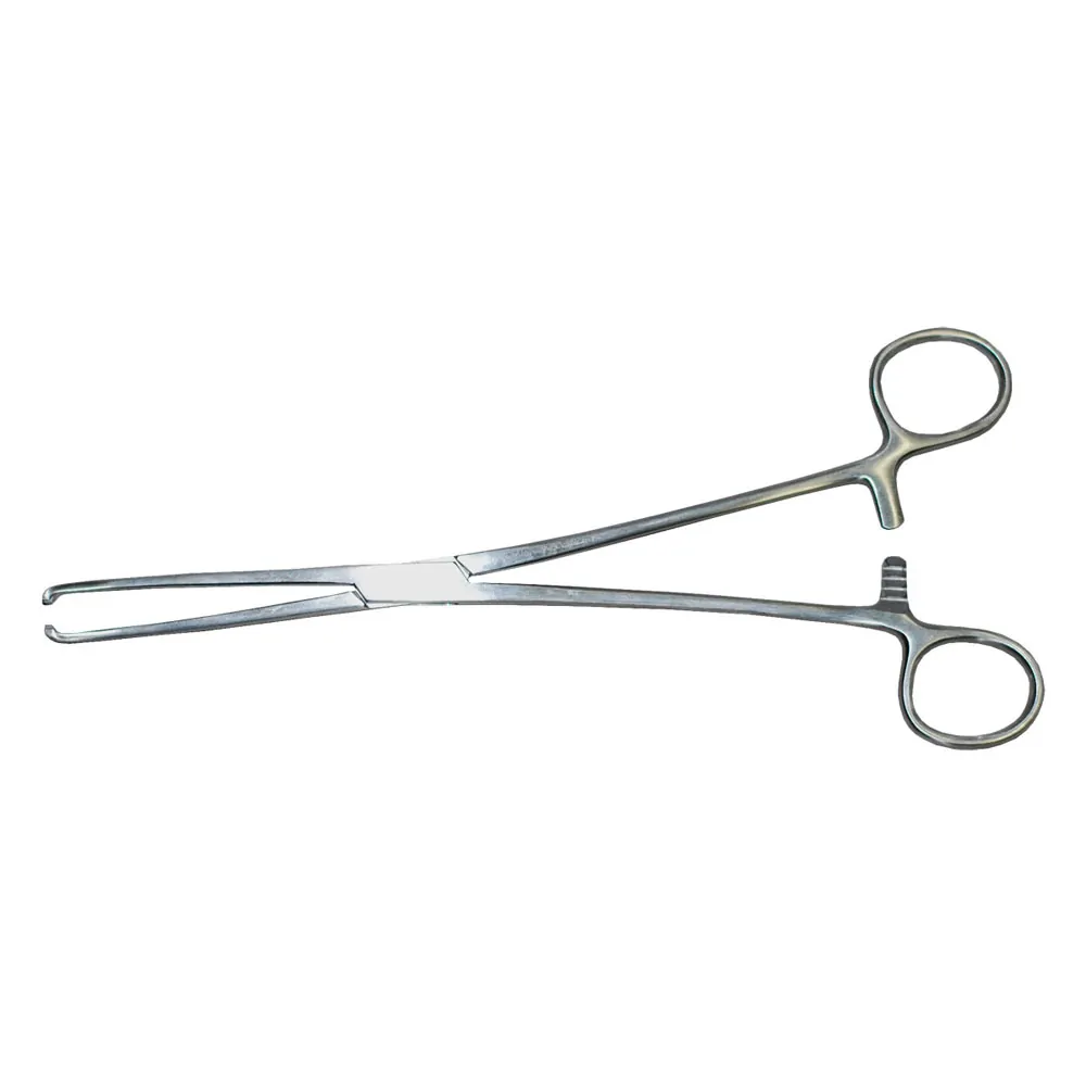 Medgyn Allis Tissue Forceps, 5x6 Teeth, 10", Stainless Steel, Non-Sterile, Each