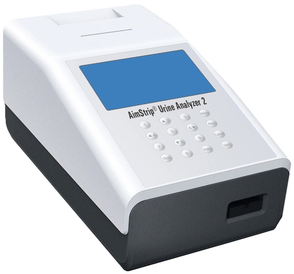 AimStrip Urine Analyzer 2 with 2 Thermal Printer Rolls, CLIA Waived, 120 Tests/Hour, 100-240V