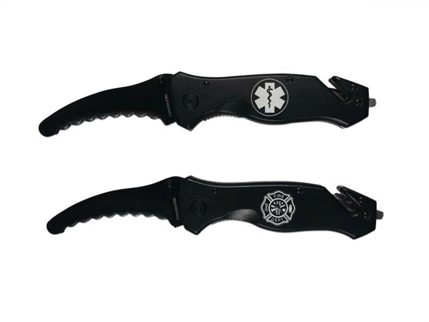 Rescuer Emergency Knife, Black, EMI