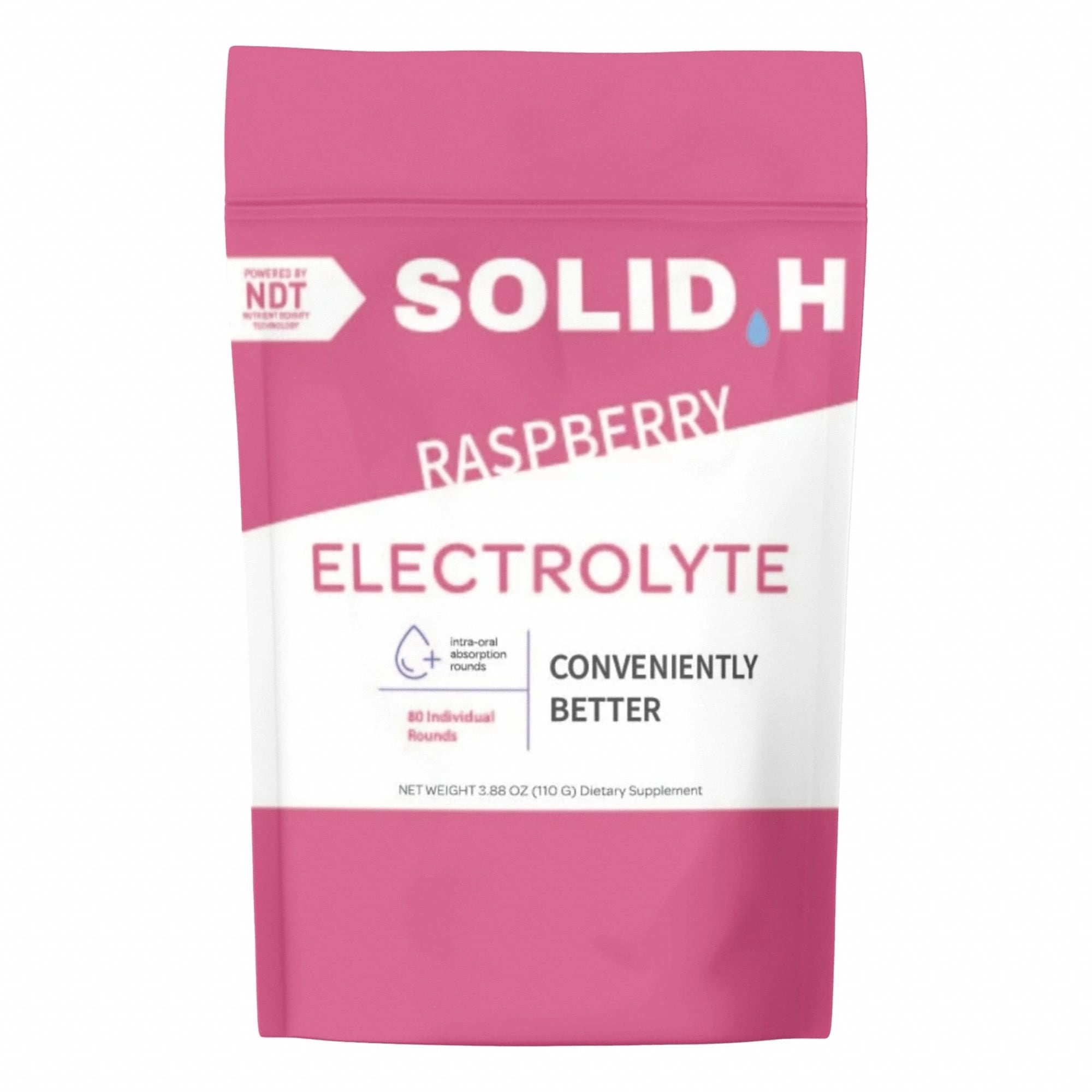 Solid H Electrolyte Raspberry Oral Replenishment Drink Tablet