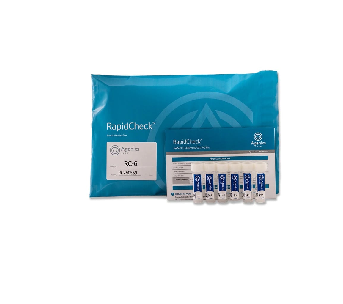 RapidCheck Mail In Water Test Kit, 24-Hour, 6 Vials, OnTraq Reporting, 6/Package