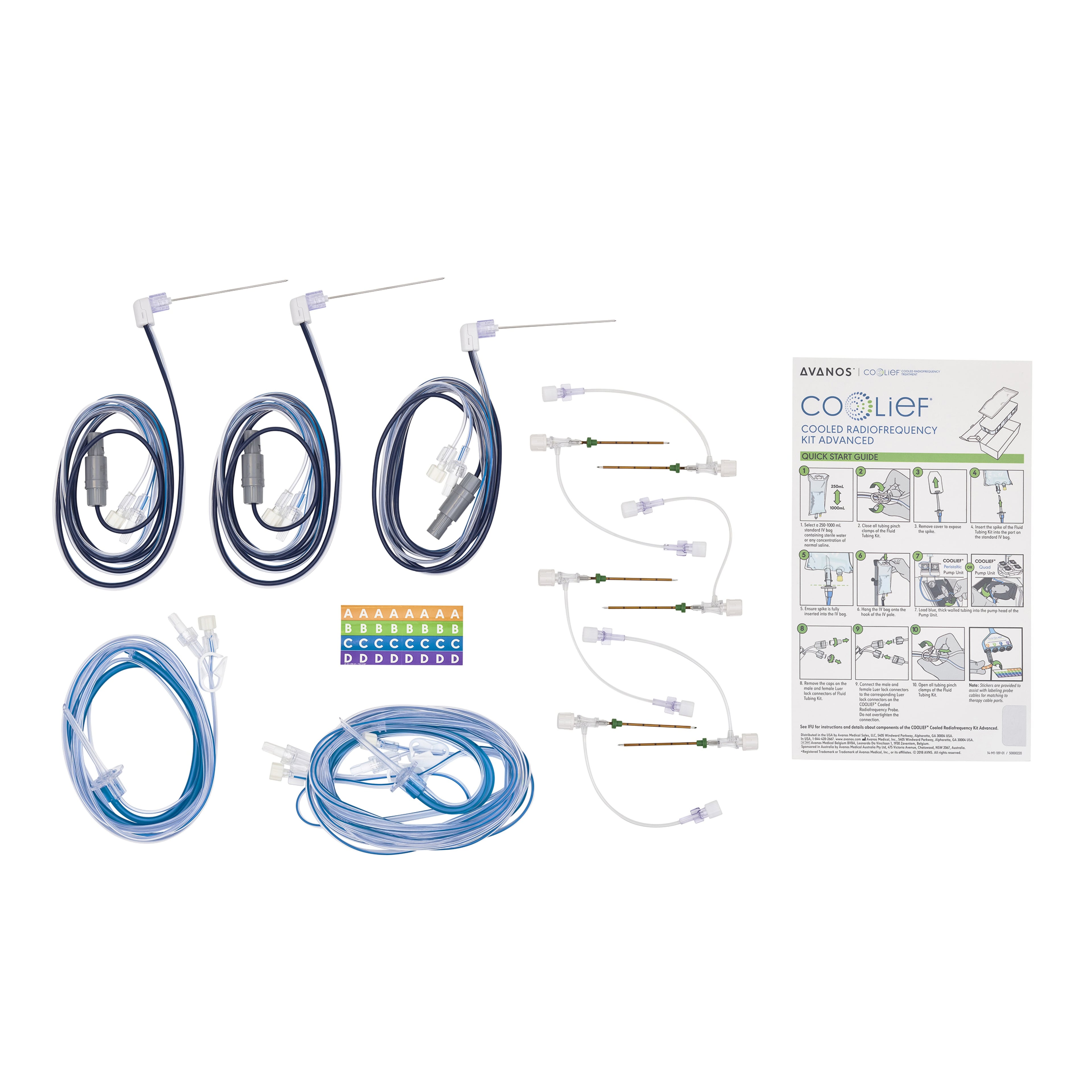COOLIEF Multi-Cooled Radiofrequency Advanced Kit, 2mm Tip