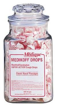 Medikoff Cherry Cough Drops, 7.6mg, 600/Box