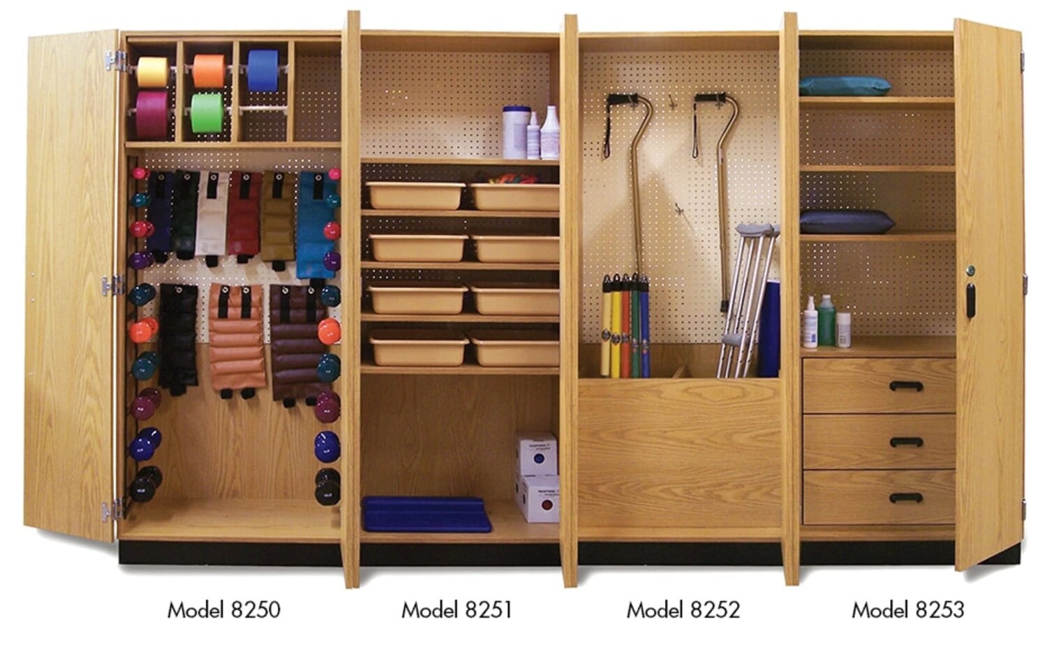 Thera-Wall 3 Shelf/Drawer Storage Cabinet
