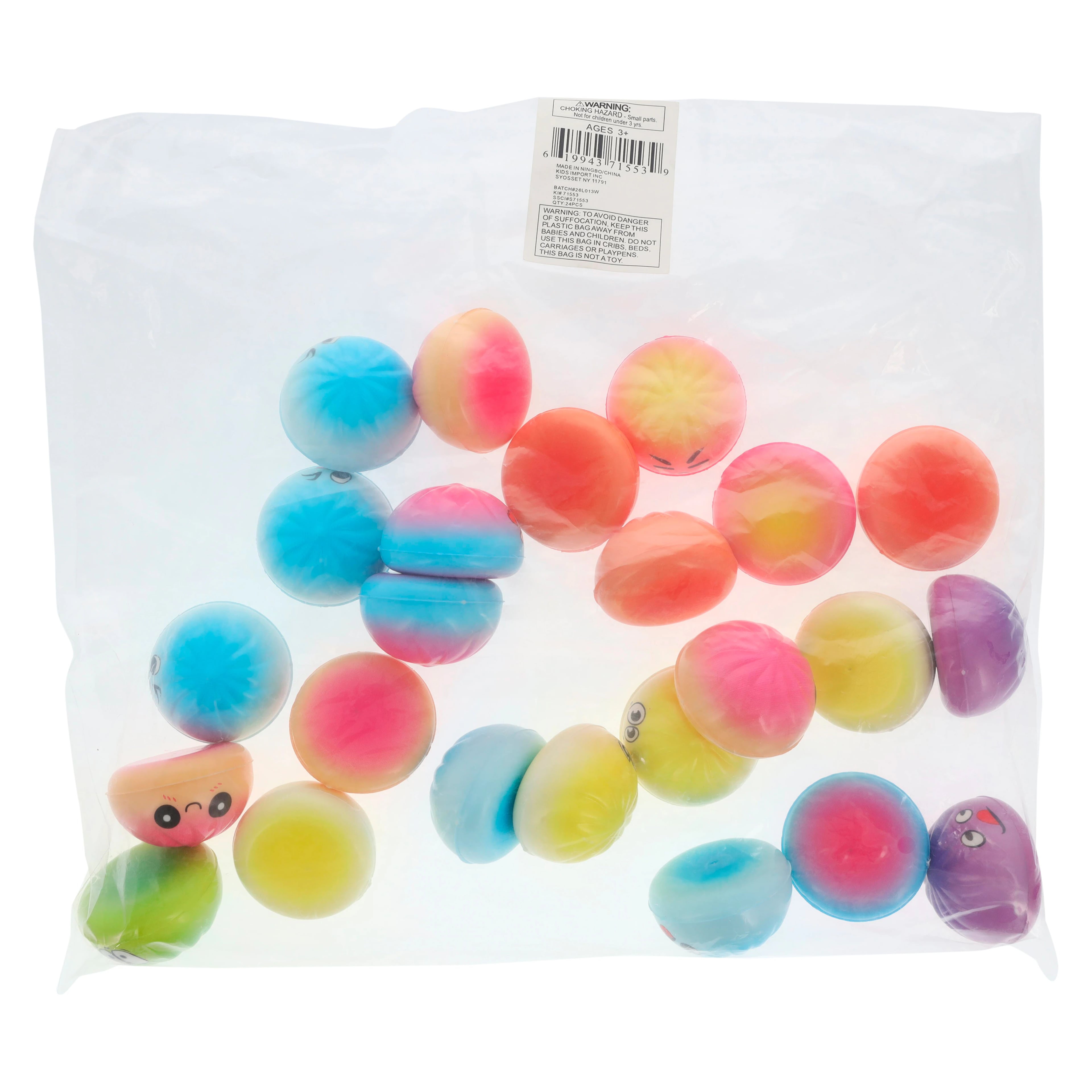 Dumpling Squishies Assortment Pack of 24, Assorted Styles, S71553