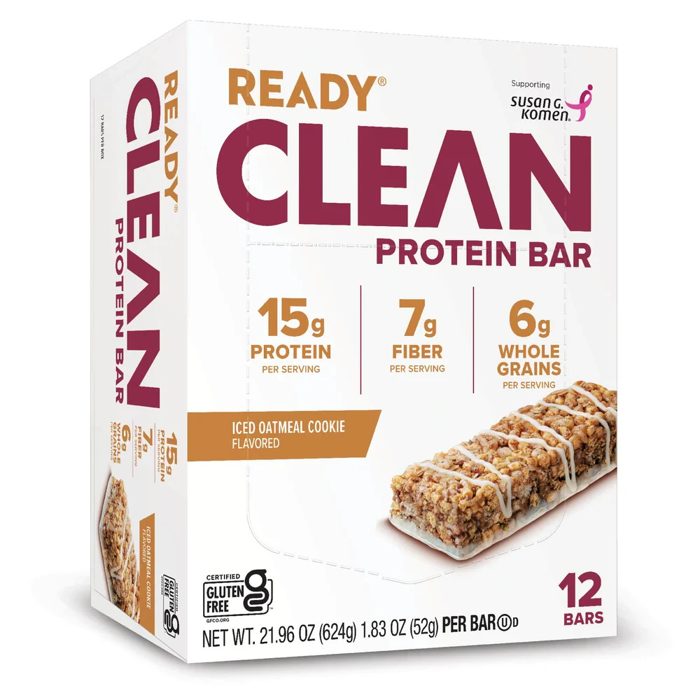 Ready Clean Protein Bar, Iced Oatmeal Cookie, 144/Case