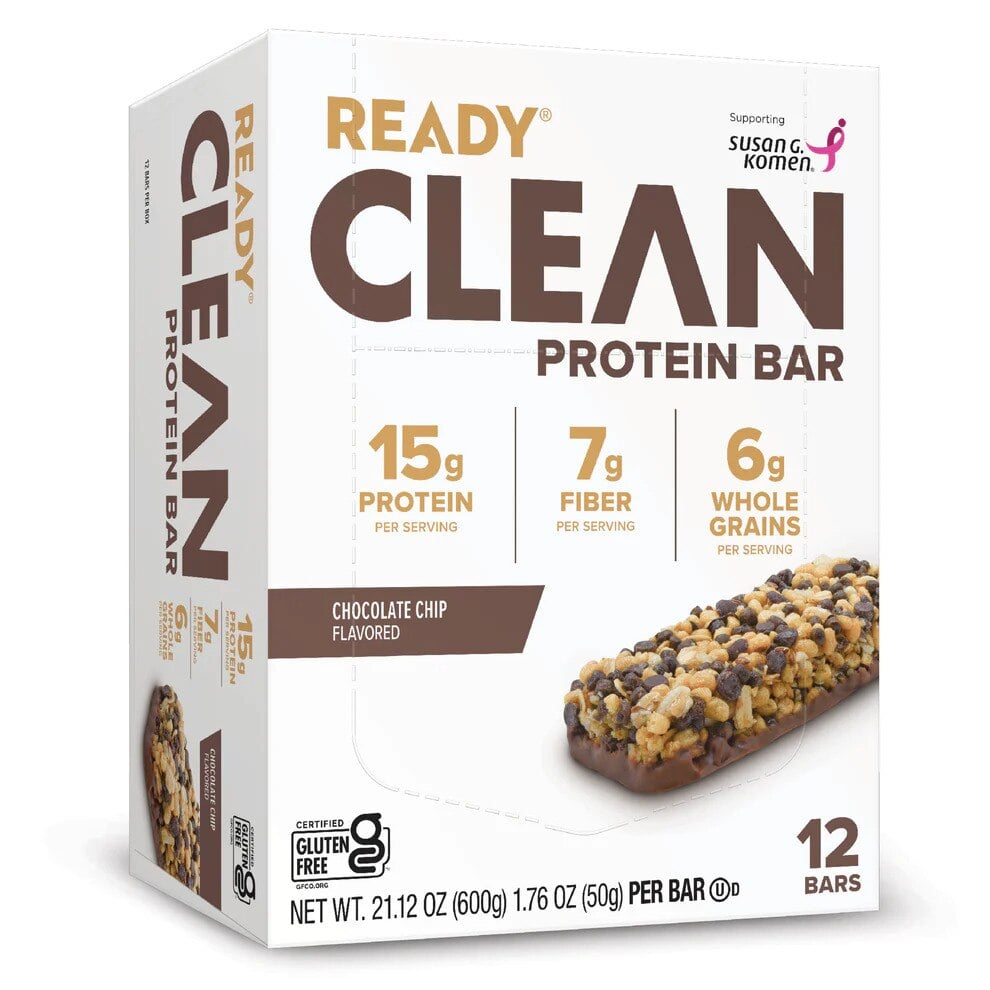 Ready Clean Protein Bar, Salted Chocolate Chip, 144/Case