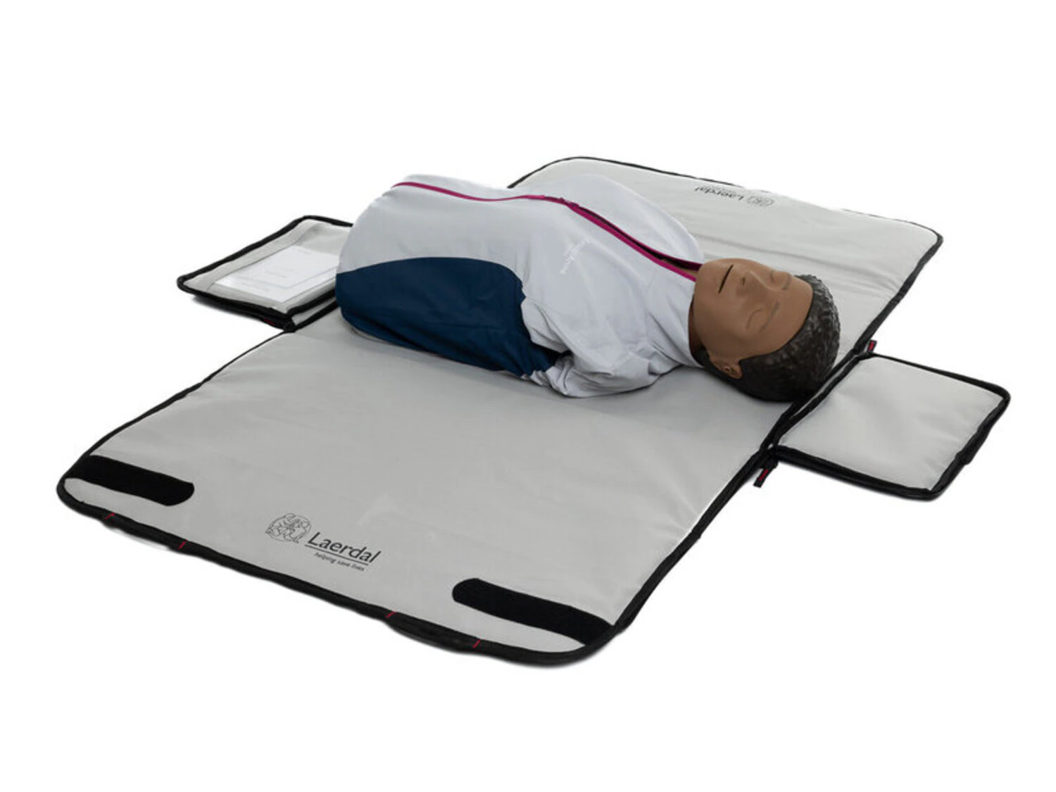 Laerdal Resusci Anne QCPR Torso Training Manikin, Dark Skin, with Carry Bag and Airway Head