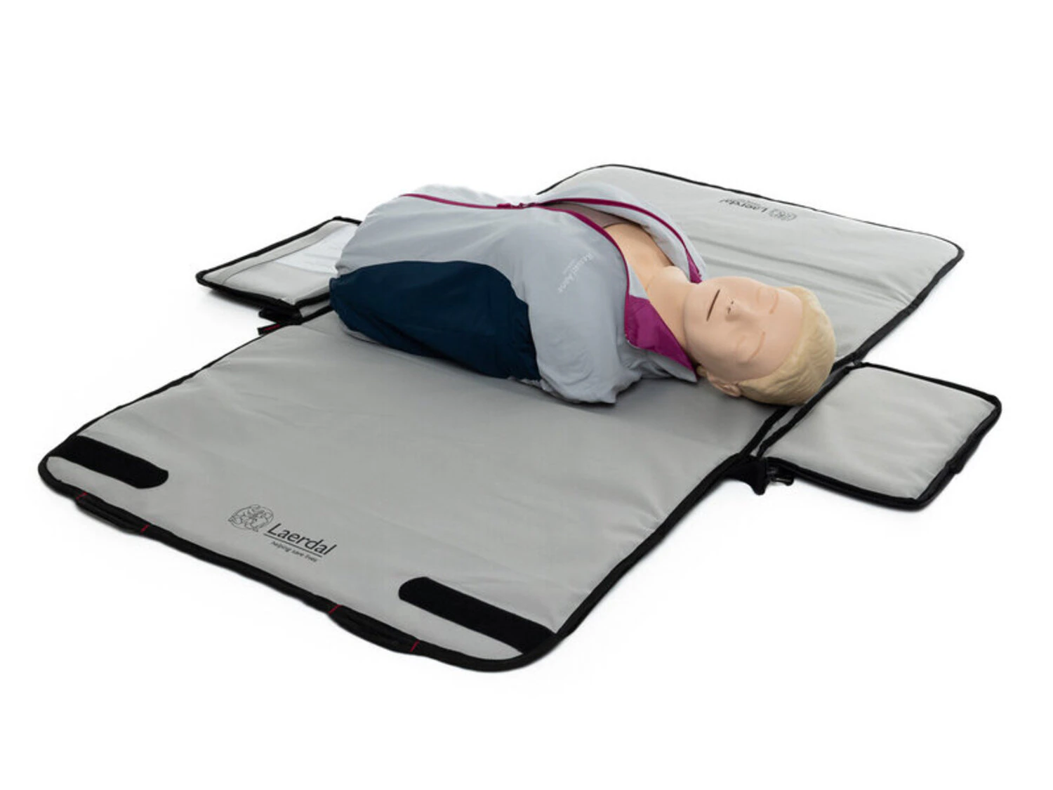 Laerdal Resusci Anne QCPR Torso Training Manikin, Light Skin, with Carry Bag and Airway Head