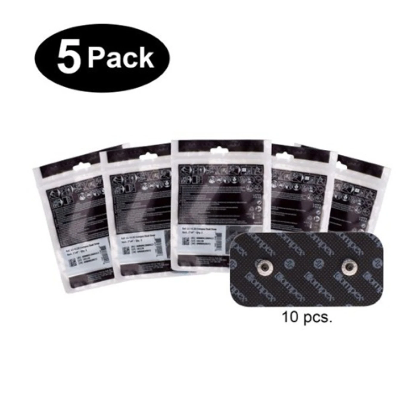 Compex EasySnap Electrodes, 50/Package