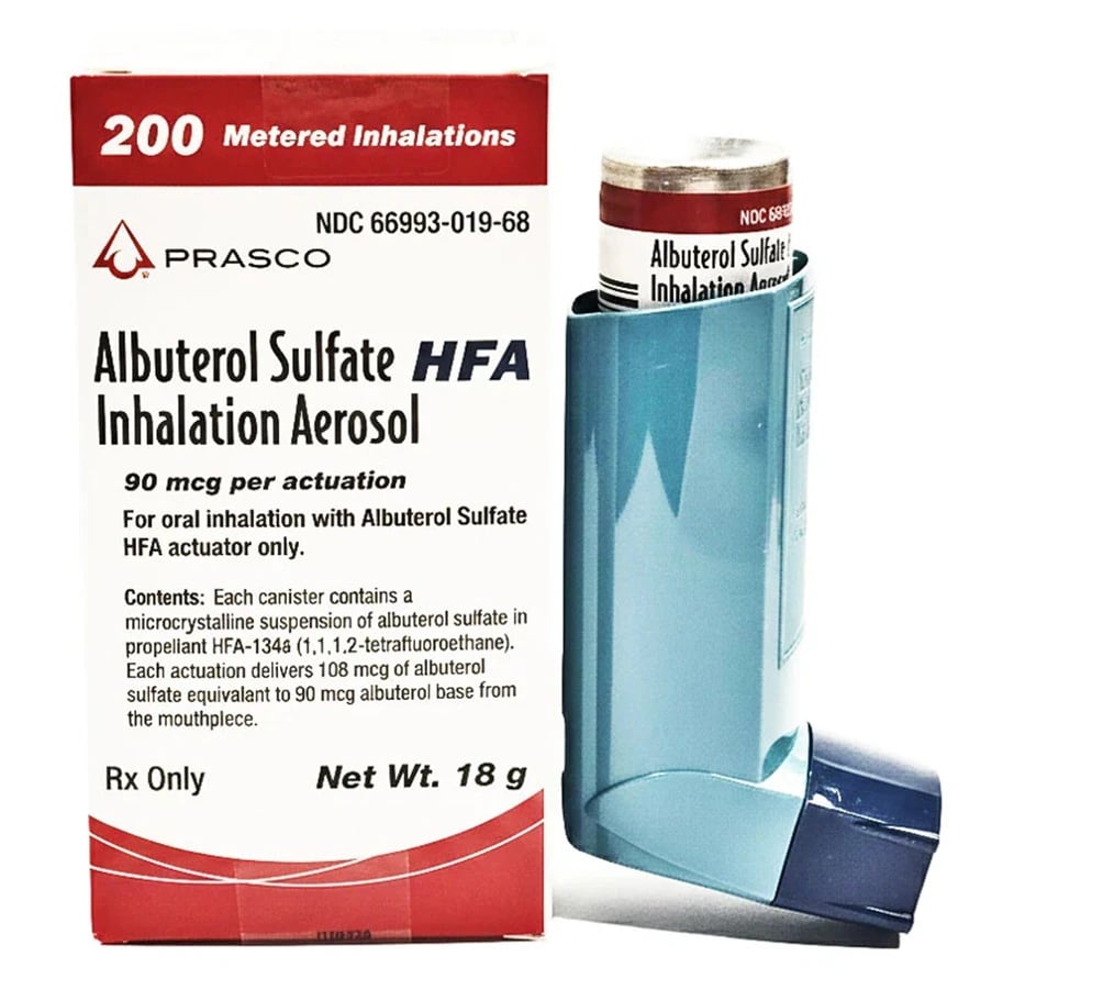 Albuterol Sulfate HFA Inhalation Aerosol, 90 mcg/Actuation, 18 g Canister, Each
