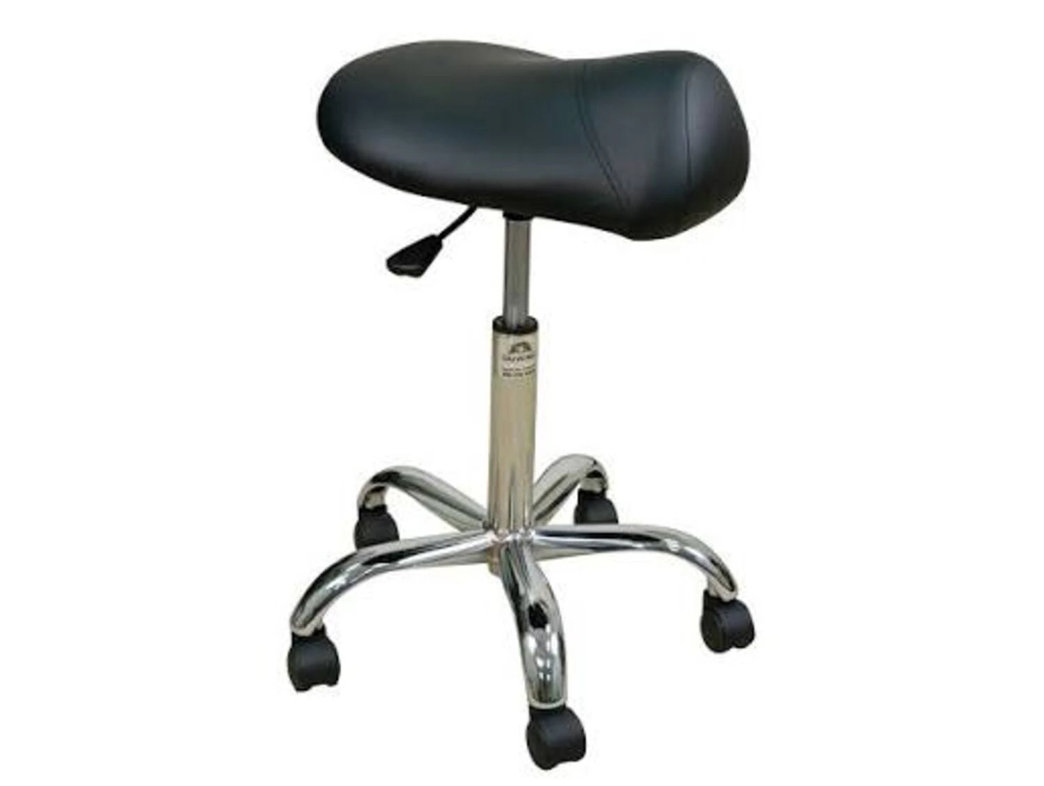 Oakworks Professional Stool with Saddle Seat, 300 lb Capacity