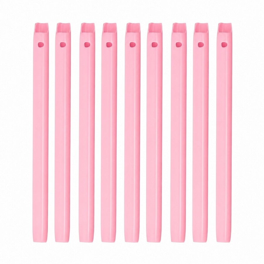MYNT Evacuator Tips, Vented/Nonvented, Pink, Disposable Plastic, 5.9 in, Latex-Free, 100/Bag