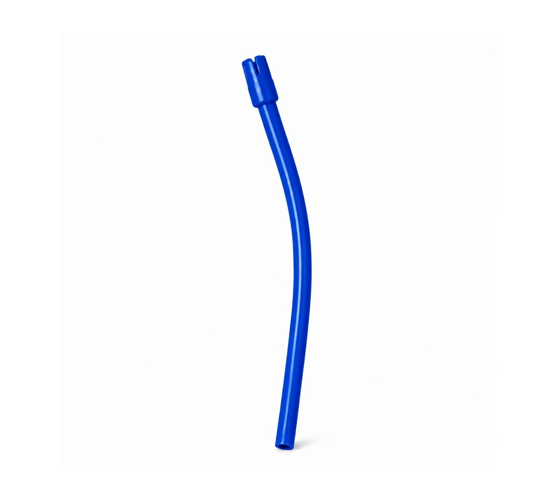 MYNT Saliva Ejector, Solid Blue / Blue Tip, Disposable, Latex-Free, Unscented, 5.9 in, 100/Bag