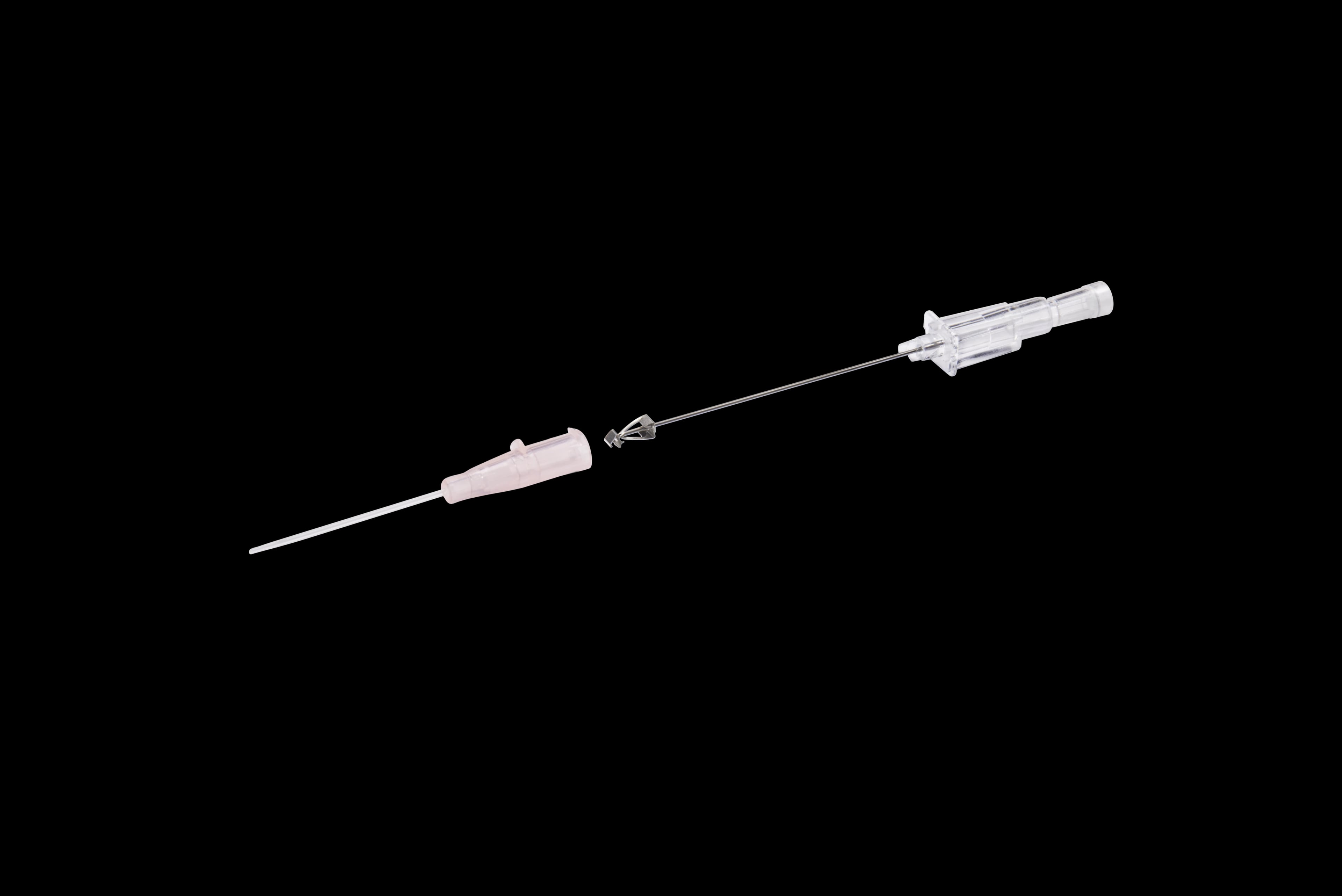 MedSource Passivo Safety IV Catheter, 14 Gauge, 1.25", Straight, PUR, Sterile, Orange, 50/Box
