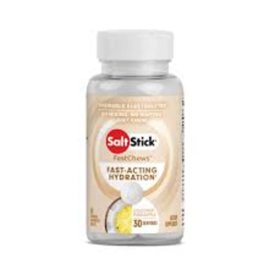 SaltStick FastChews Electrolyte Chews, Coconut Pineapple, 1 Bottle