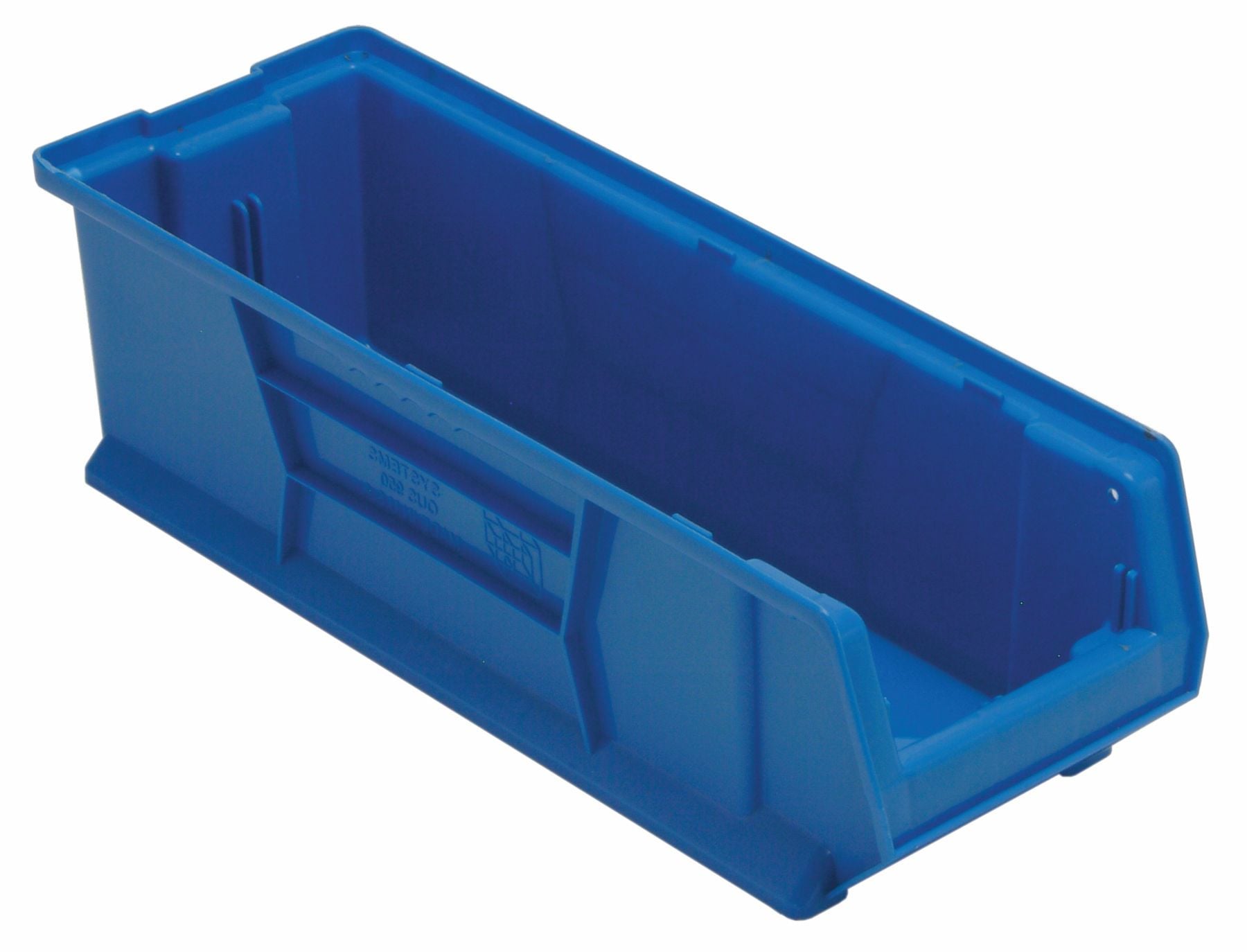 Quantum Storage Bin, Blue Polypropylene, 23-7/8 x 8-1/4 x 7 Inches, 6/Case